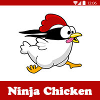 تحميل لعبة الفرخة النينجا للاندرويد و للتابلت Ninja Chicken