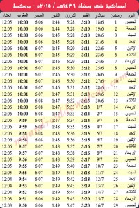 امساكية رمضان 2015 بروكسل بلجيكا Ramadan 2015 Brussels Belguim