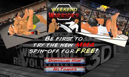 تحميل لعبة المصارعة الحرة WWE للاندرويد Wrestling Revolution 3D