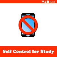 تحميل برنامج قفل الجوال وقت المذاكرة للاندرويد Self Control For Study