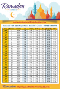 امساكية رمضان 2016 لندن بريطانيا تقويم رمضان 1437 Amsakah Ramadan 2016 London UK | Amsakah Ramadan 2016 de Londres au Royaume-Uni Fasting hours London UK | Jeûne heures de Londres au Royaume-Uni