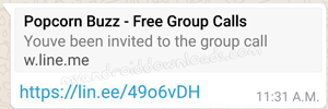 نشر روابط بوب كورن مكالمات Popcorn Buzz Groups قروبات المكالمات الصوتية