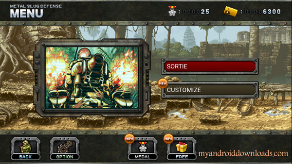 تحميل لعبة حرب الخليج للاندرويد مجانا METAL SLUG DEFENSE كاملة 