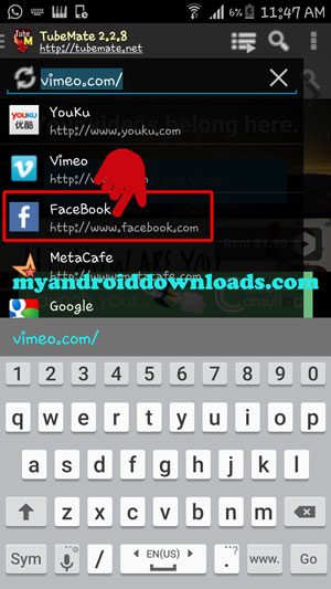 download facebook video private