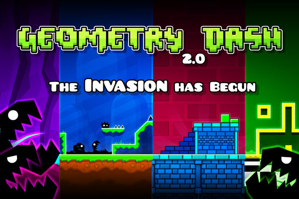 مغامرات لعبة Geometry Dash - ( تخفيضات راس السنه - تخفيضات راس السنه 2017 - عروض جوجل بلاي - عروض راس السنة - عروض السنة الجديدة )