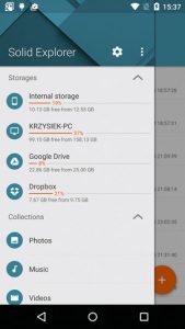 واجهة تطبيق solid explorer - ( تخفيضات راس السنه - تخفيضات راس السنه 2017 - عروض جوجل بلاي - عروض راس السنة - عروض السنة الجديدة )