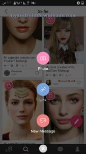 تواصل مع مشاهير عاللميين في المكياج و عالم الاناقة بعد تحميل برنامج تحميل برنامج youcam makeup للاندرويد 2017