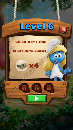 المستويات بعد تحميل لعبة Smurfs Bubble Story للاندرويد