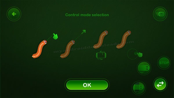اختر طريقة للتحكم في الدودة Wormax.io للاندرويد - لعبة الثعبان الجديدة