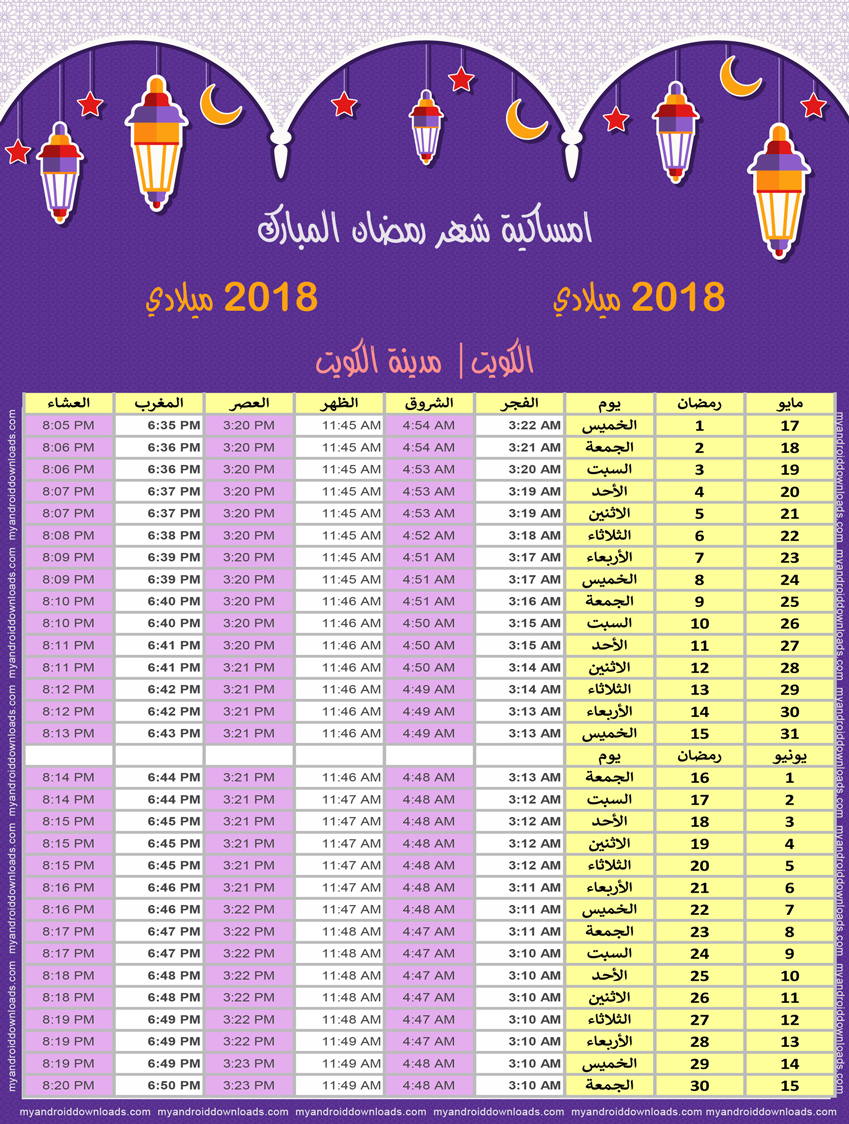 مؤقت اذان العصر في الكويت