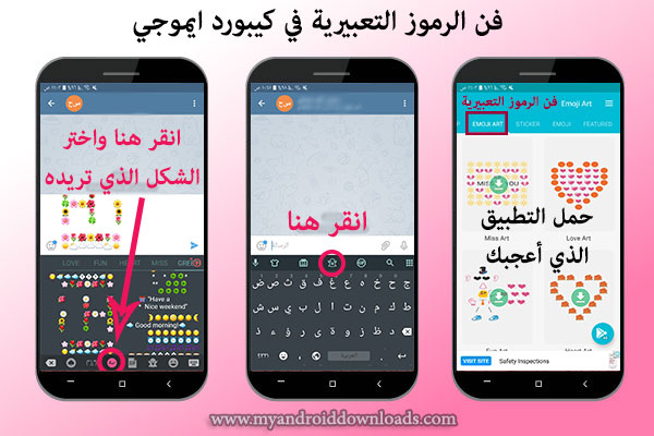 فن الرموز التعبيرية في كيبورد ايموجي emoji keyboard