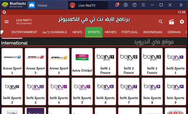 تشغيل برنامج live tv على الكمبيوتر احدث اصدار