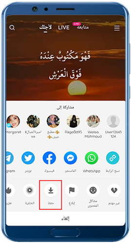 تنزيل فيديو من لايكي بوجود العلامة المائية