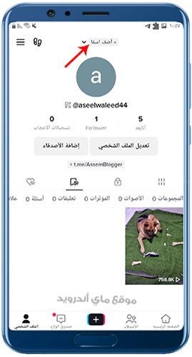 الاسم المستعار في تيك توك اخر اصدار 2023