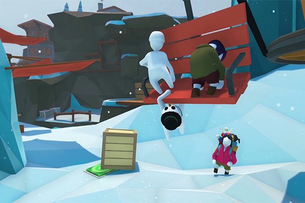 بيئة لعب مميزة في عالم human: fall flat apk تنزيل مجاني