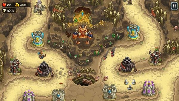 الممرات الجبلية في تحميل Kingdom Rush