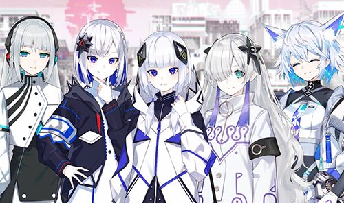 الفتيات في لعبة kamitsubaki-city-ensemble