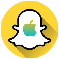تنزيل سناب شات بخط وايموجي ايفون 