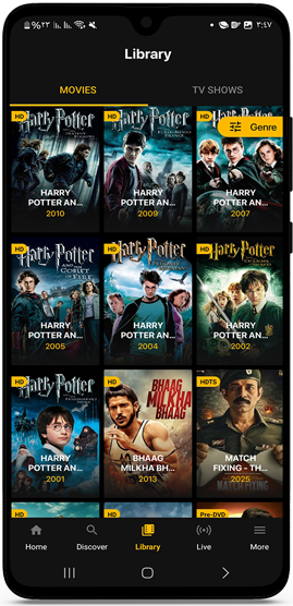 مجموعة من الافلام المتنوعة في DooFlix