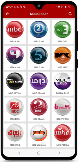 عرض كافة قنوات MBC المتنوعة في لافا تيفي 